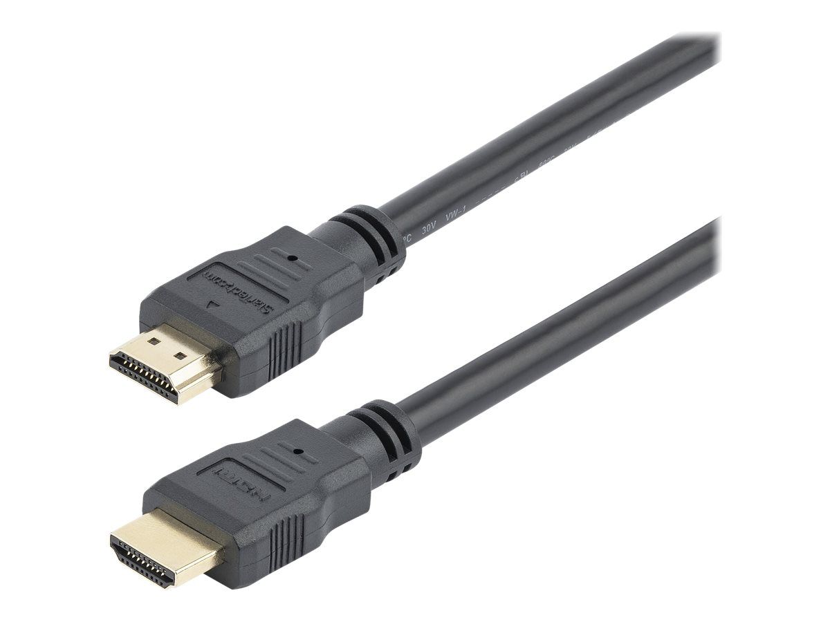 StarTech.com 30cm High-Speed HDMI Cable, Ultra HD 4K x 2K - HDMI to HDMI Cord - Male/Male - Black - Gold Plated - 30 cm