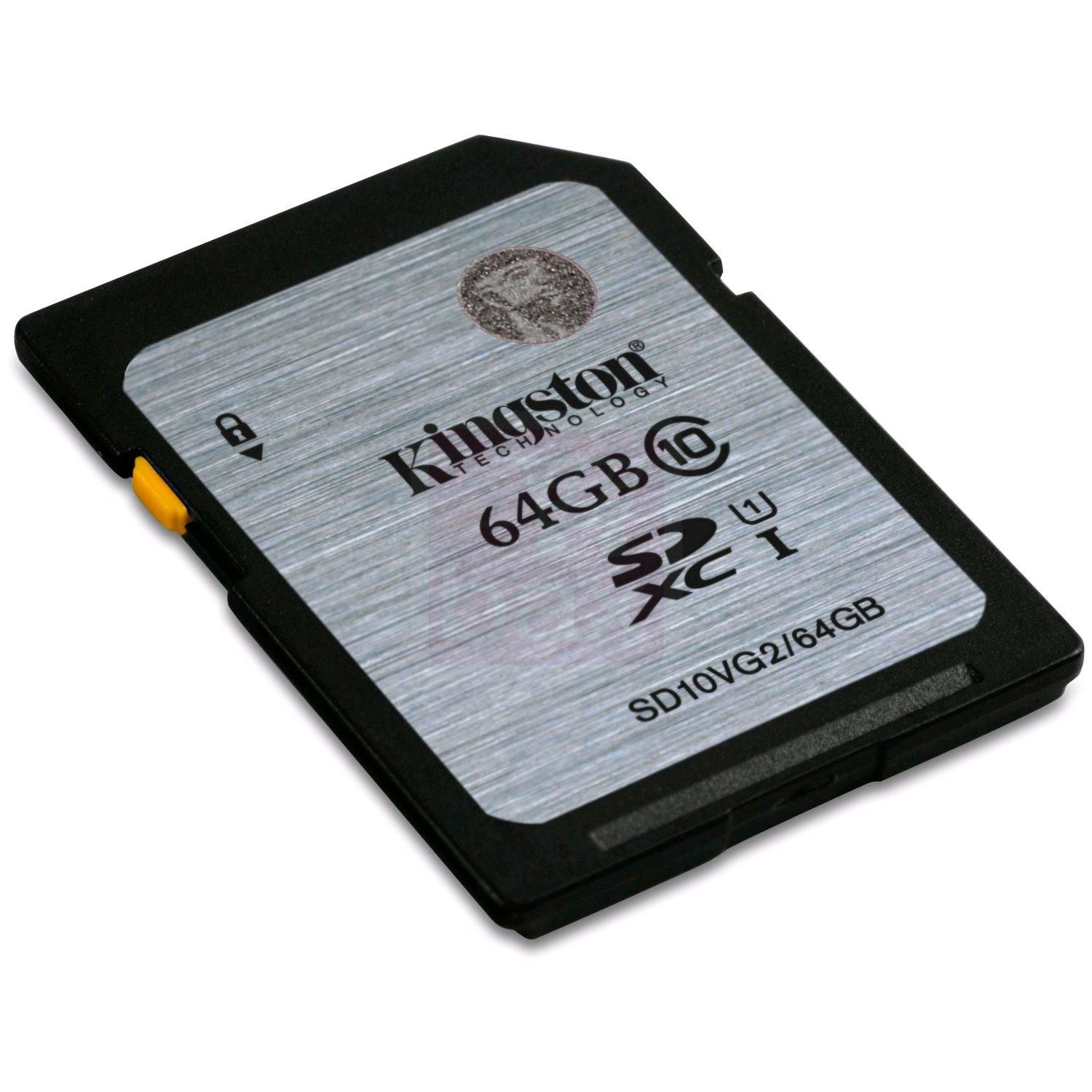 Kingston 64GB SDXC UHS-I Memory Card