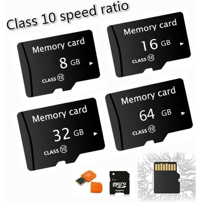 GAAK MicroSD Card - 128GB, Class 10, High Capacity TF