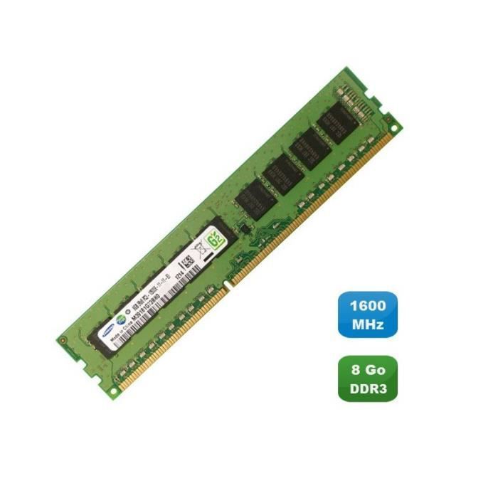 Samsung 8GB DDR3 RAM (1600MHz, PC3L-12800E, 2Rx8)