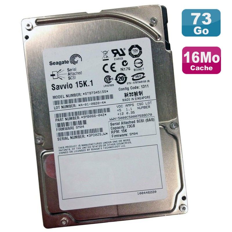 Seagate 73GB 2.5-inch SAS Hard Drive (ST973451SS)