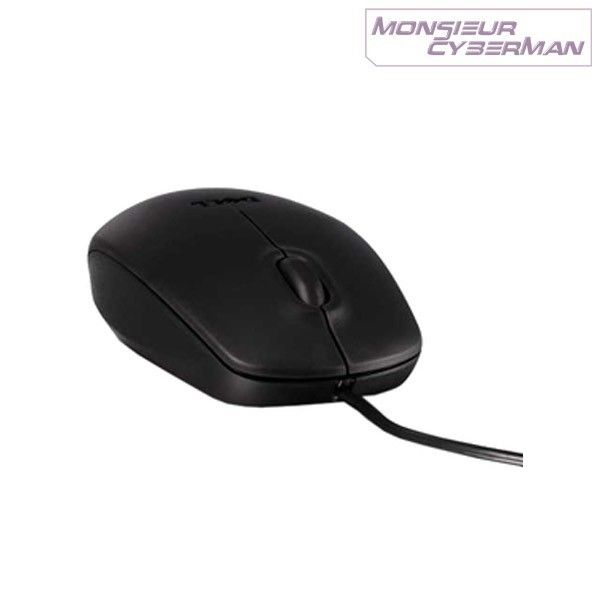Dell MS111-P USB Wired Optical Mouse - Black, 1000 DPI