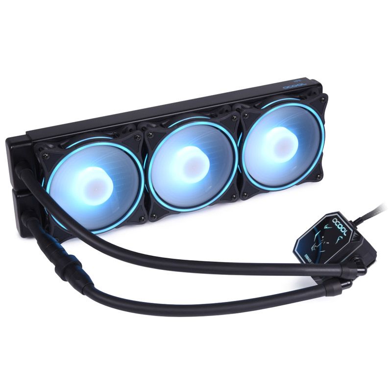 Alphacool Eisbaer Lt360 Aurora Digital RGB All-in-One Water Cooling Kit - Black