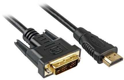 Sharkoon Technologies Gmbh 3m HDMI to DVI-D Cable (24+1)