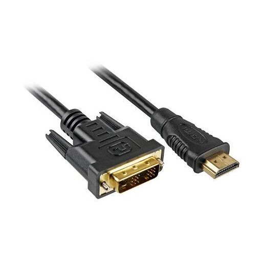 Sharkoon Technologies Gmbh 3m HDMI to DVI-D Cable (24+1)