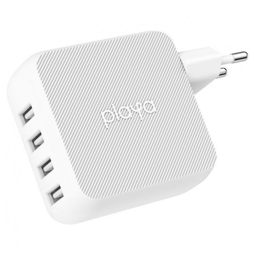 Cargador de pared Belkin 4 puertos USB-A (4 x 10W), blanco