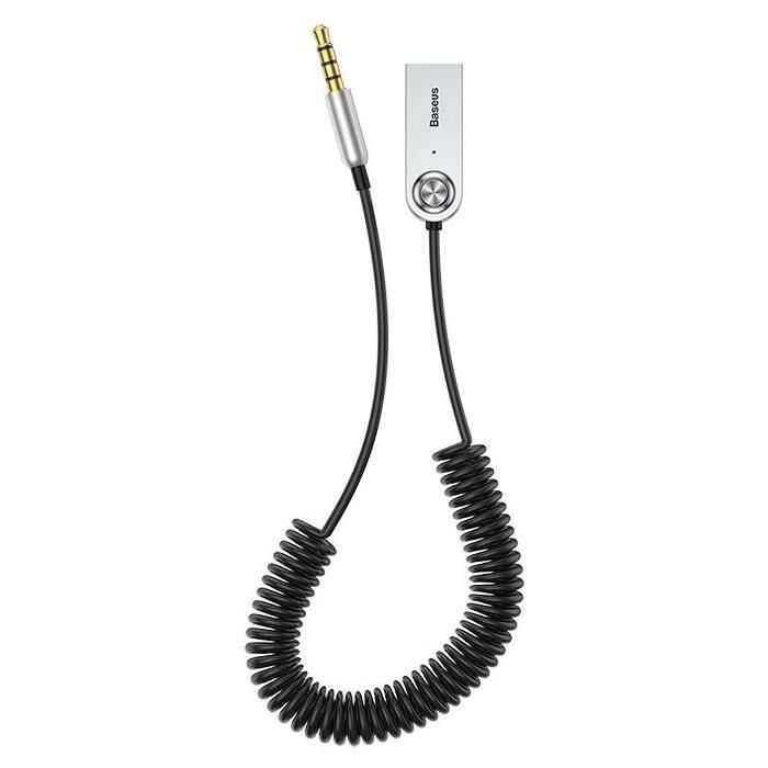 Baseus 0.5m Audio Cable, 3.5mm to USB Type-A, Black
