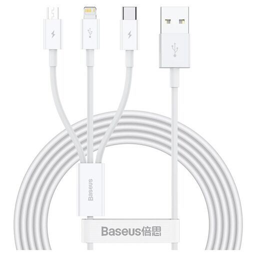 Baseus Superior USB Cable 1.5m (USB A to USB C/Micro USB A/Lightning)