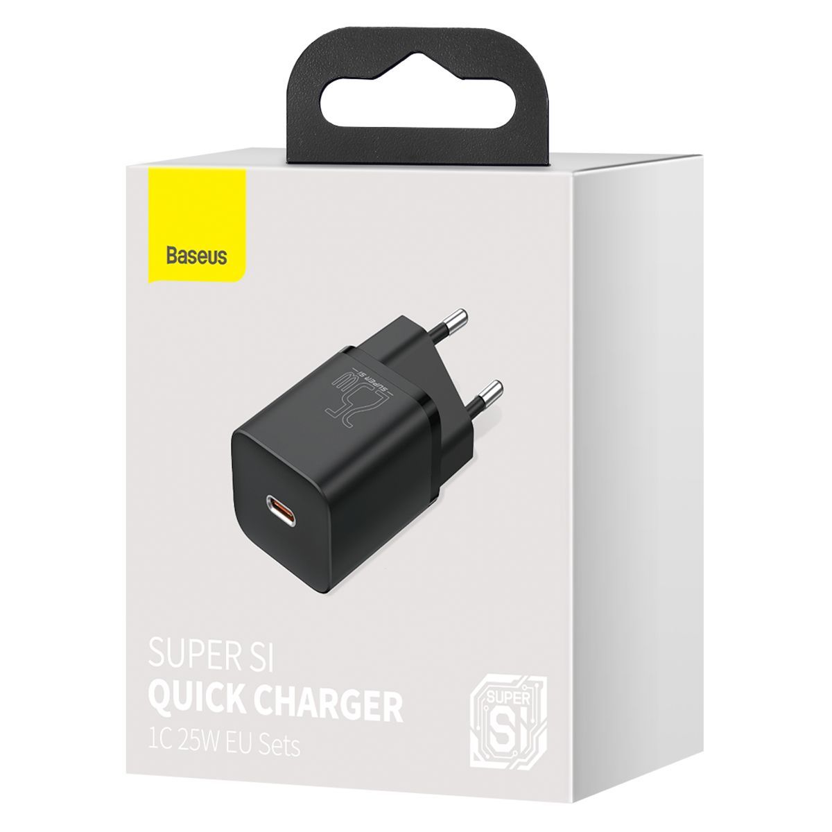 Baseus 25W Quick Charger Super Si 1C, Black