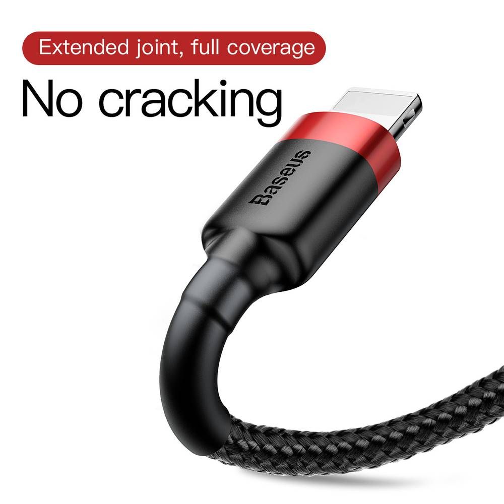 Baseus Lightning Cable 2A, 3m Red/Black
