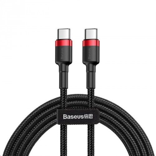 Câble Baseus Cafule USB C, 2m, Noir Rouge