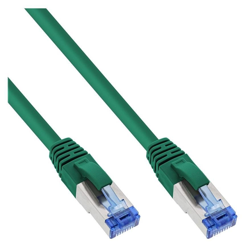 Cable de conexión INTOS ELECTRÓNICA SSTP trenzado blindado - 10 m, verde