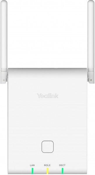 Yealink W90DM - Wireless Phone Docking Station / VoIP Phone Base with Caller ID - DECTGAP - Triple Call Capacity (Conference) - SIP, SIP v2 - Multi-line Operation - 250 lines - White