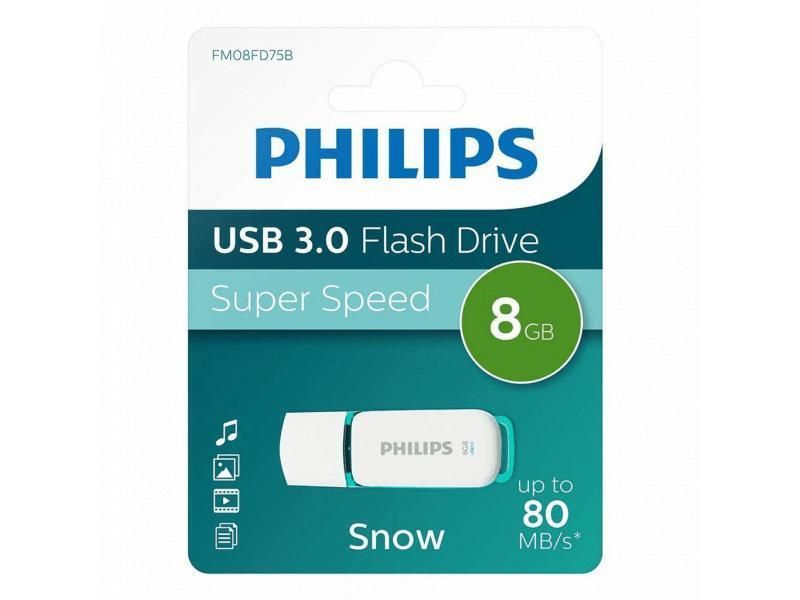 Philips 8GB 3.0 USB Drive, Green