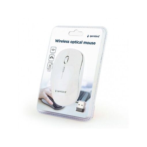 Gembird Optical Mouse MUSW-4B-01-W