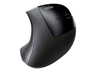 Souris sans fil verticale Perixx pour droitiers, 5 boutons, 2,4 GHz, récepteur USB, noir