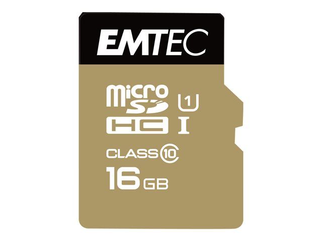 Dexxon Gold+ 16GB Micro SD Card (Class 10) with Adapter