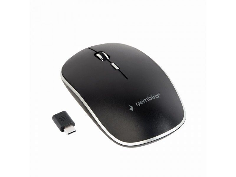 Gembird Ambidextrous Wireless Mouse with USB-C