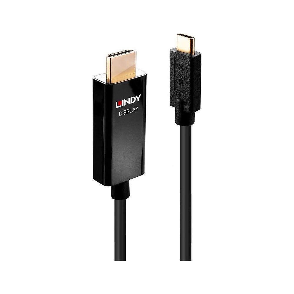 Lindy USB to HDMI Adapter Cable - Type C to HDMI 4K 60Hz with HDR
