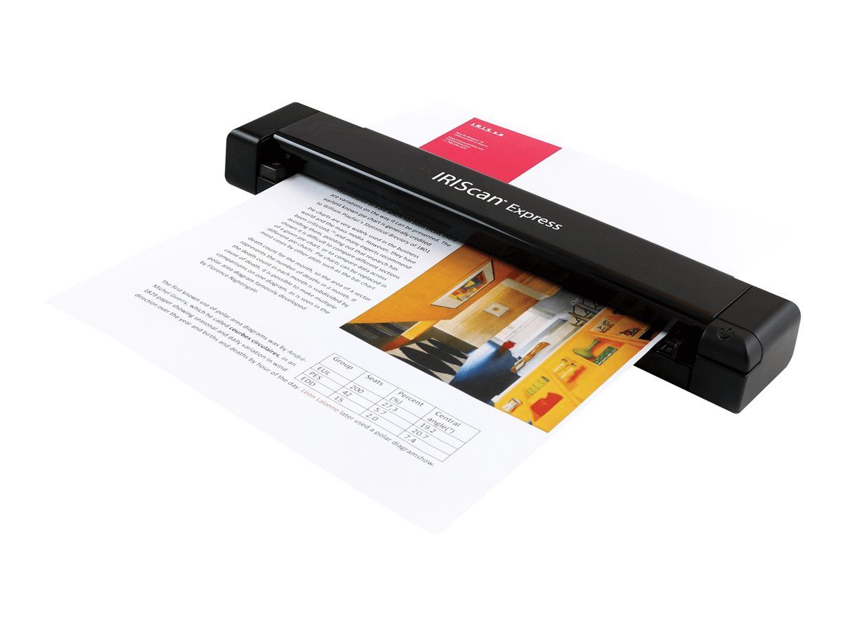 IRIScan Express 4 - Escáner de hojas - Sensor de imágenes en contacto (CIS) - A4/Carta - 1200 ppp - USB