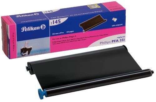 Pelikan 2145 Printing Ribbon, Black, 212mm x 47m (Philips Magic 5 Alternative)