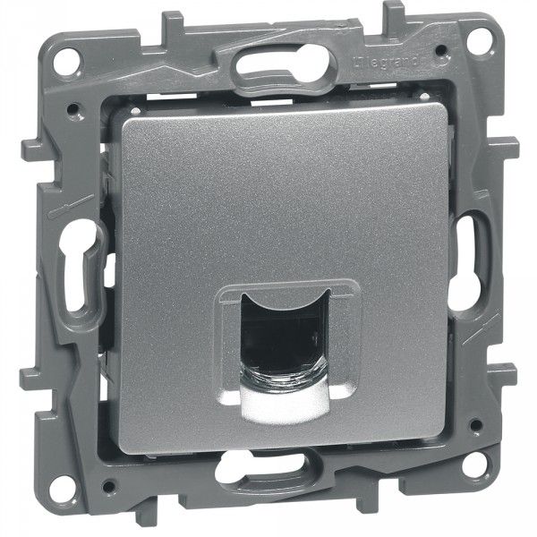 Legrand RJ45 Telecomm/Data Socket, Silver