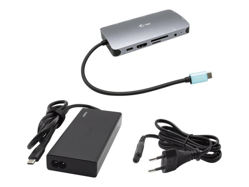 Estación de carga i-Tec - USB-C/Thunderbolt 3 - HDMI, VGA - Ethernet Gigabit - 77W
