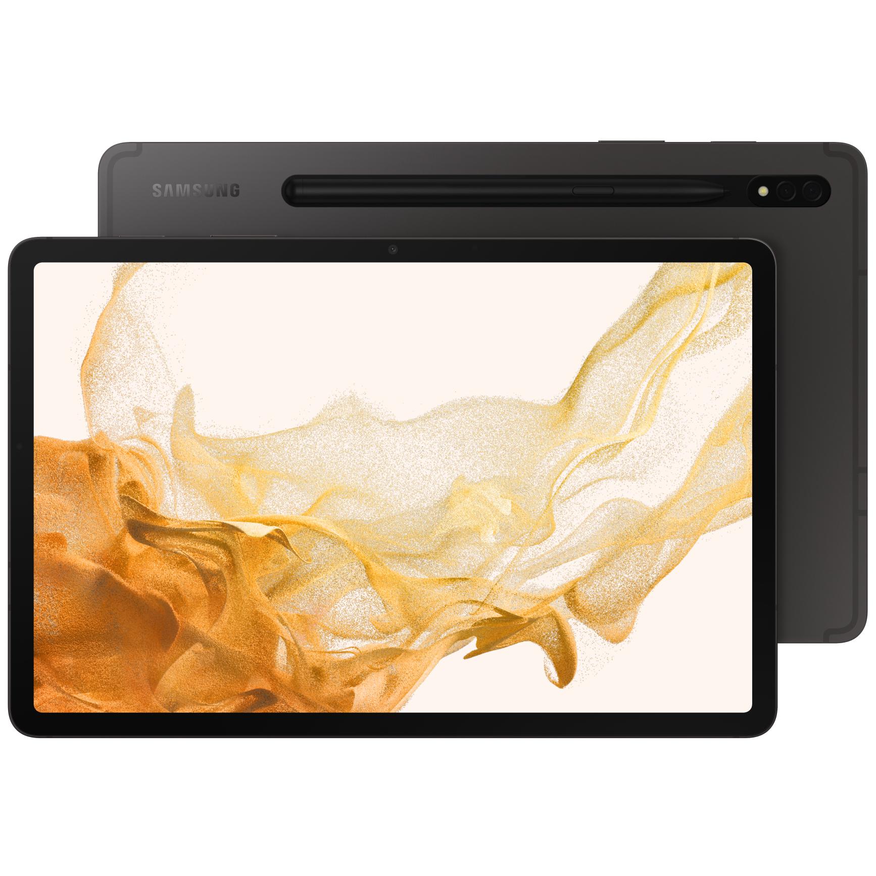 Samsung Galaxy Tab S8 - 11" Tablet, 128GB, 8GB RAM, Snapdragon 8 Gen 1, Wi-Fi 6E, Android 12, Graphite