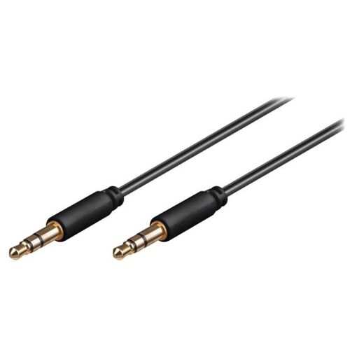 ADNAuto 3.5mm 3-Pin Stereo Cable, Black, 2m