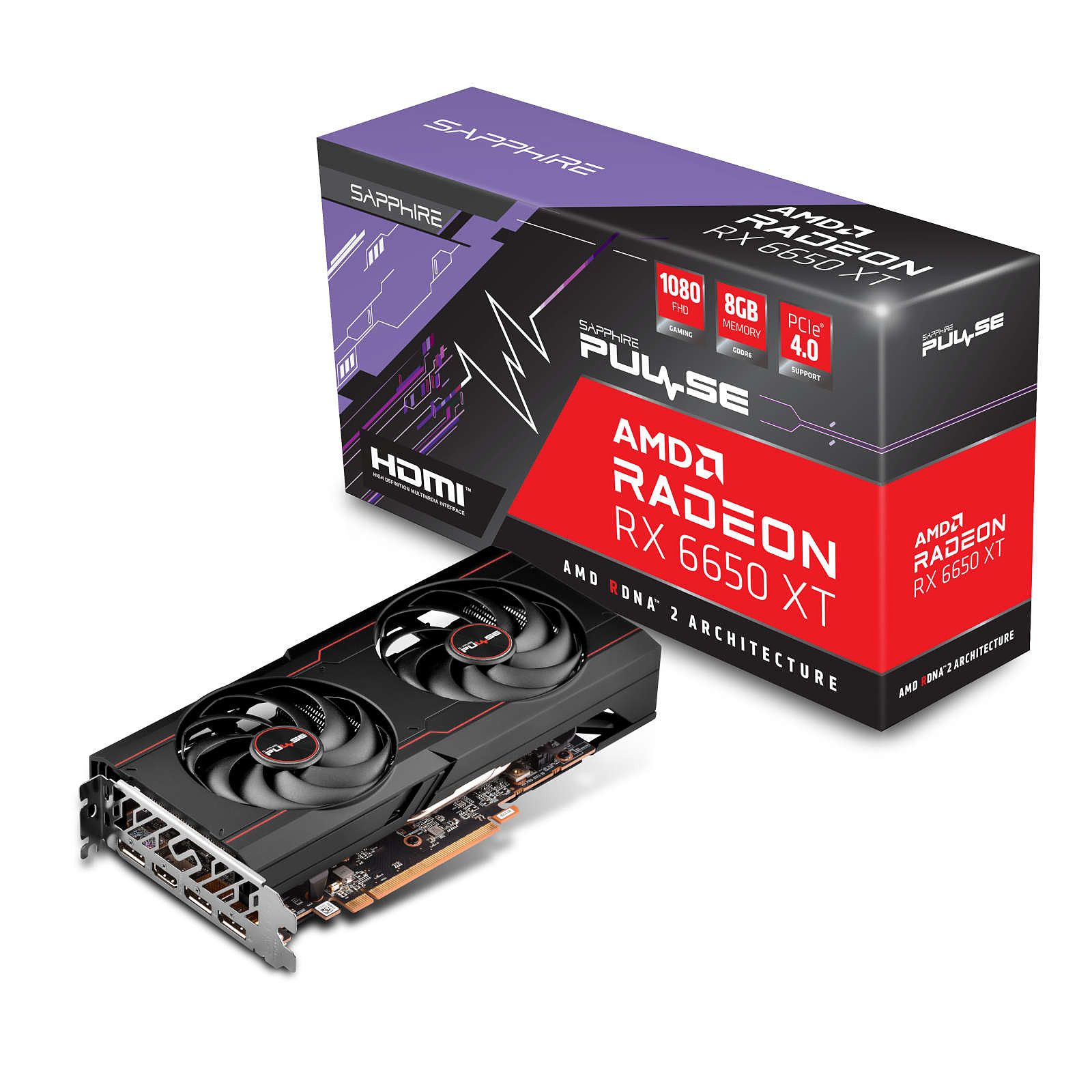 Sapphire Pulse Radeon RX 6650 XT - 8GB GDDR6 Graphics Card
