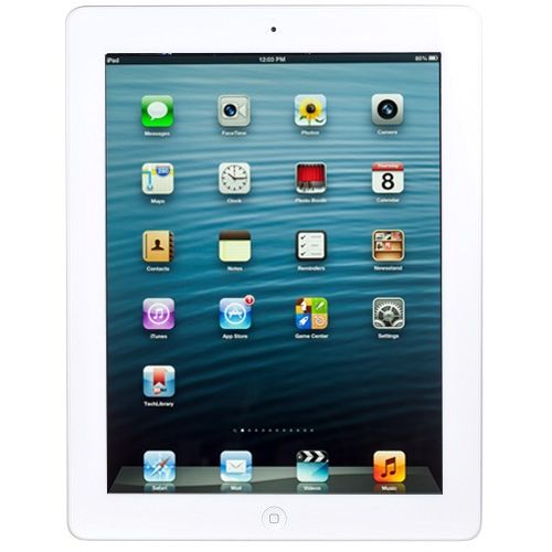 Apple iPad 4 (2012) Wi-Fi 16GB 9.7-inch Tablet, White