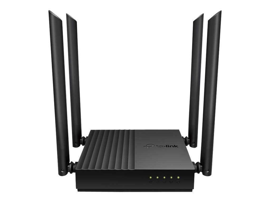TP-Link Archer C64 - Wireless Router Switch 4 Ports - 1GbE - Wi-Fi 5 - Dual Band