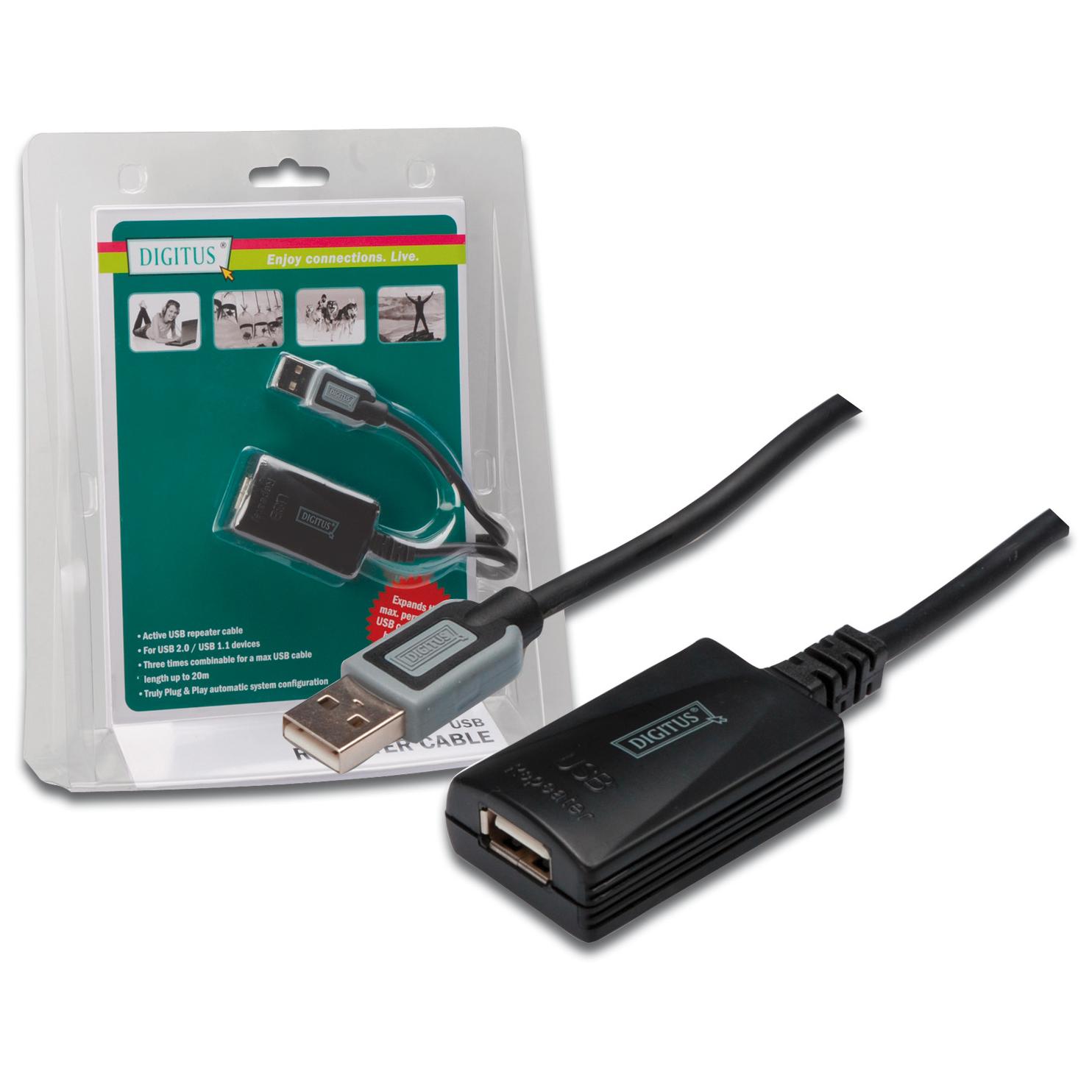 Digitus 5m USB 2.0 Cable - Black