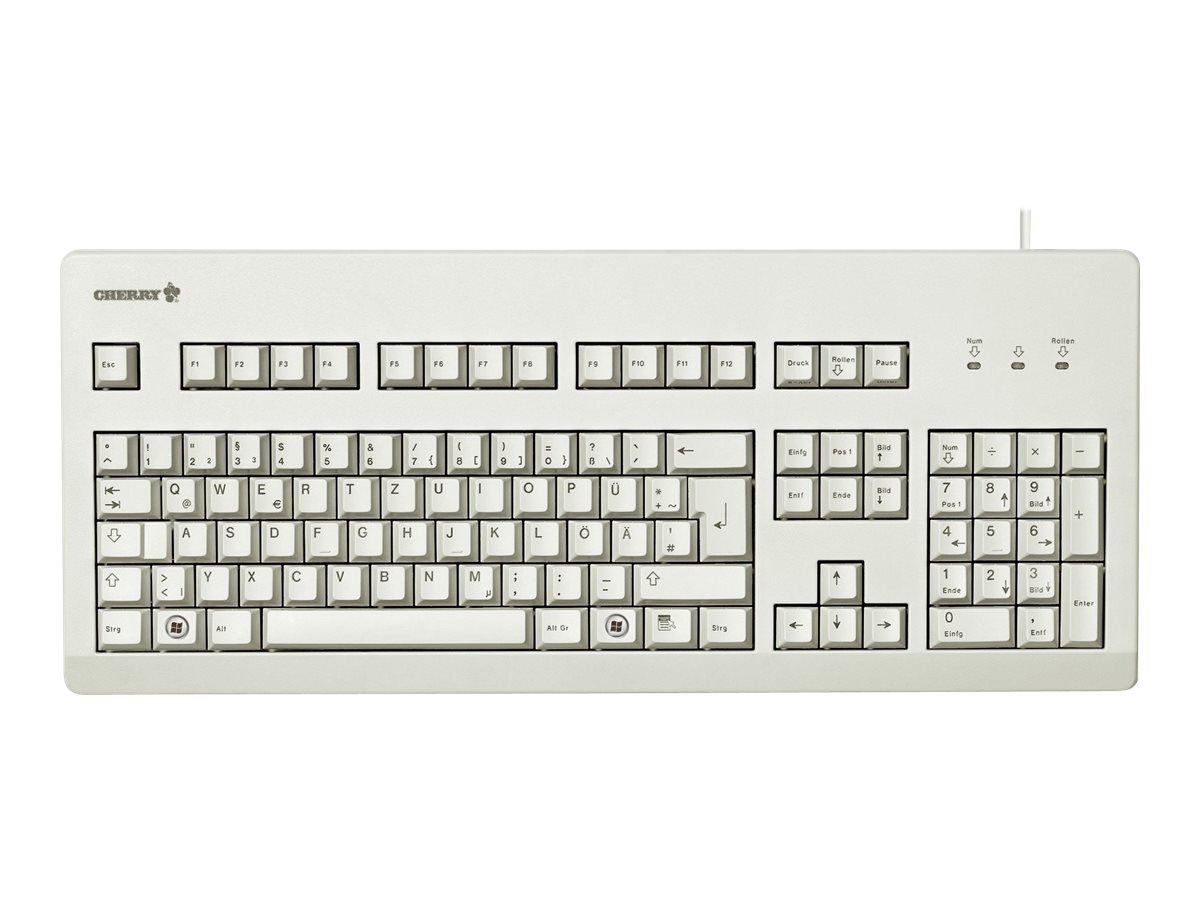 Cherry G80-3000 Keyboard - German, Light Gray