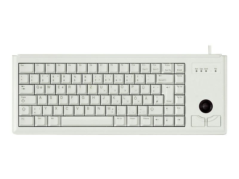 Cherry Compact Keyboard G84-4400 - USB Keyboard - English - Light Grey