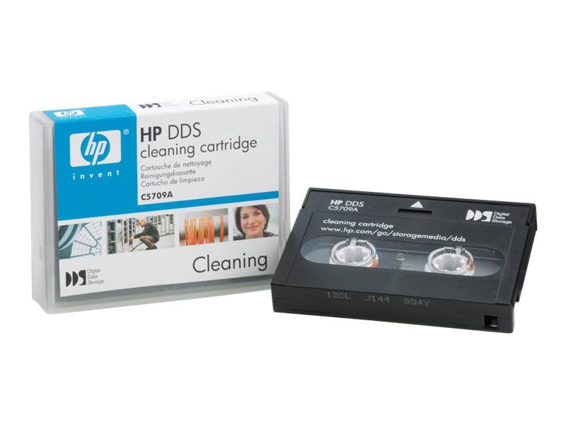 HP - DAT - Cleaning Cartridge - for HPE DAT 72; StorageWorks DAT 24, DAT 40, DAT 72; DDS-4 Ready Mechanism