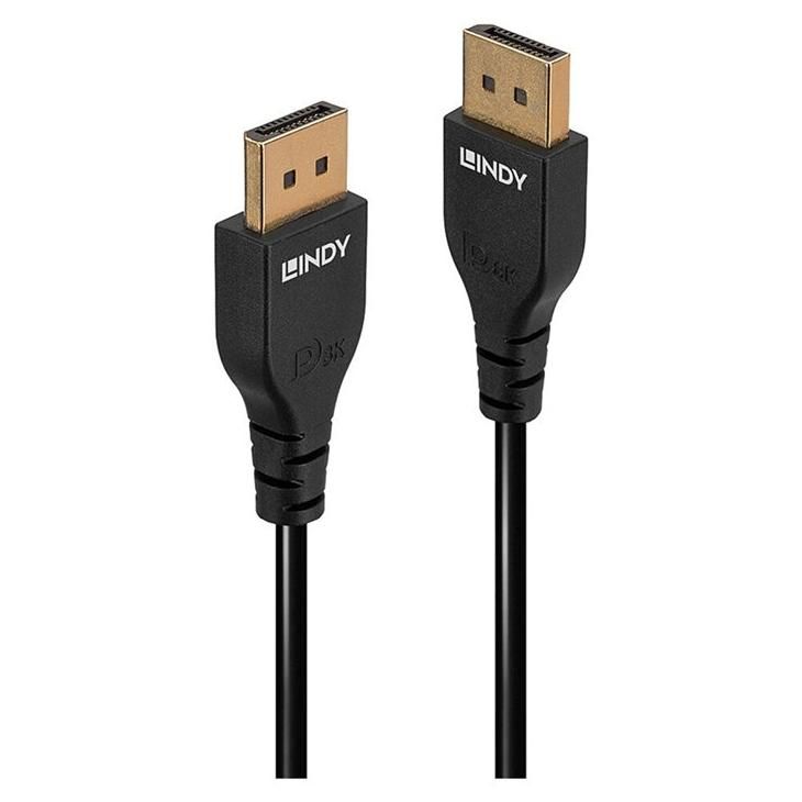 Lindy Slim Line DisplayPort Cable - 2m, Round