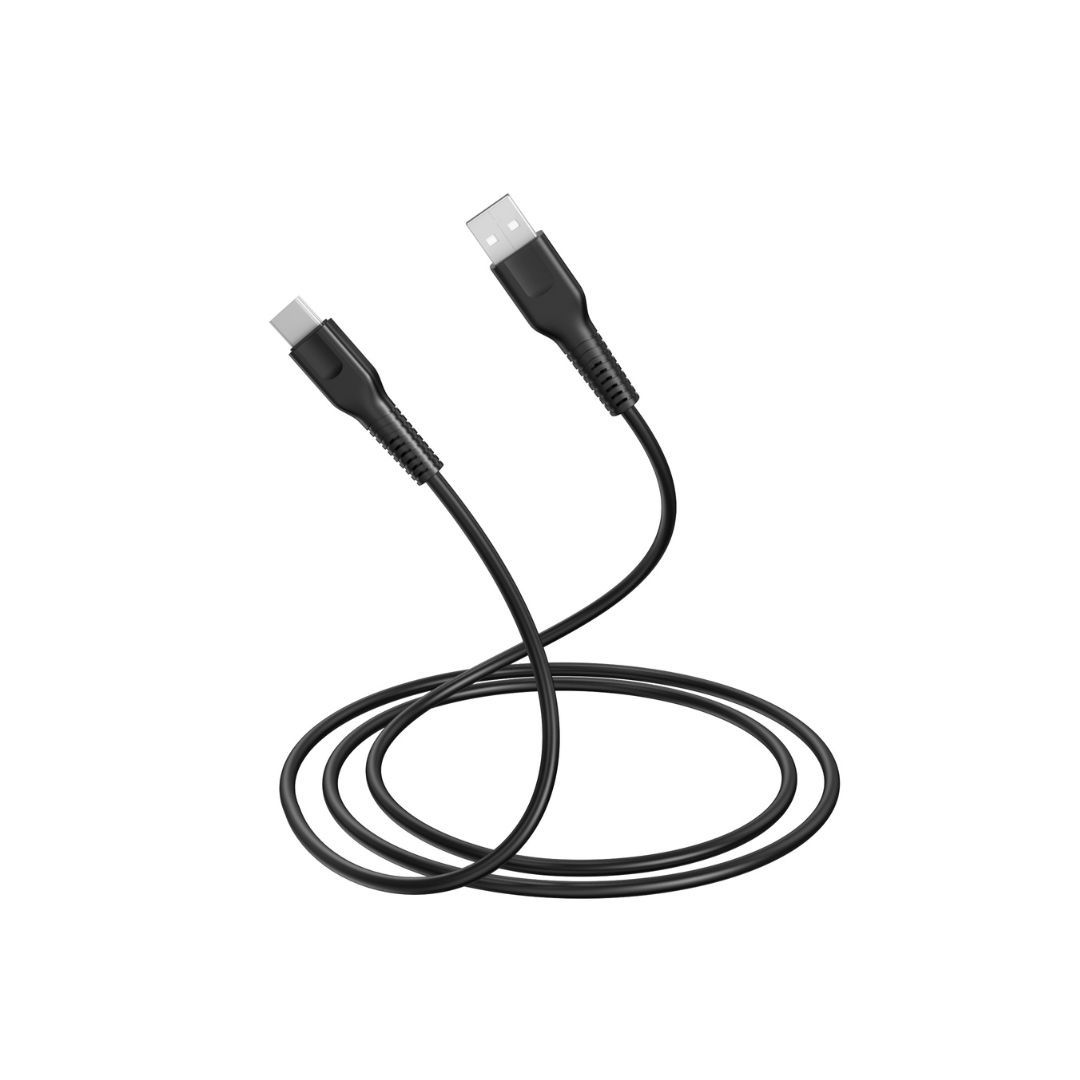 WE USB A to USB-C 2.0 Cable - 15W, 1.5m - Black