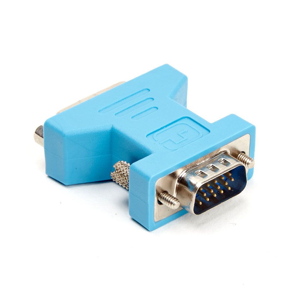 D2 Diffusion VGA Male to DVI Female Adapter (DVI-I 24+5)