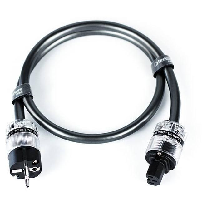 Câble d'alimentation NorStone - Poire Noire - 1 prise Schuko / 1 connecteur IEC C15 à 3 pôles