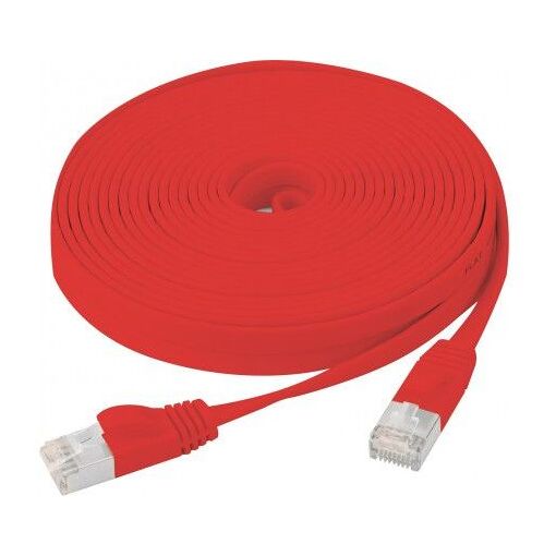 SNG Flat Cable - CAT U/FTP - 20m - 250 MHz - 100 ohms - Copper - Red