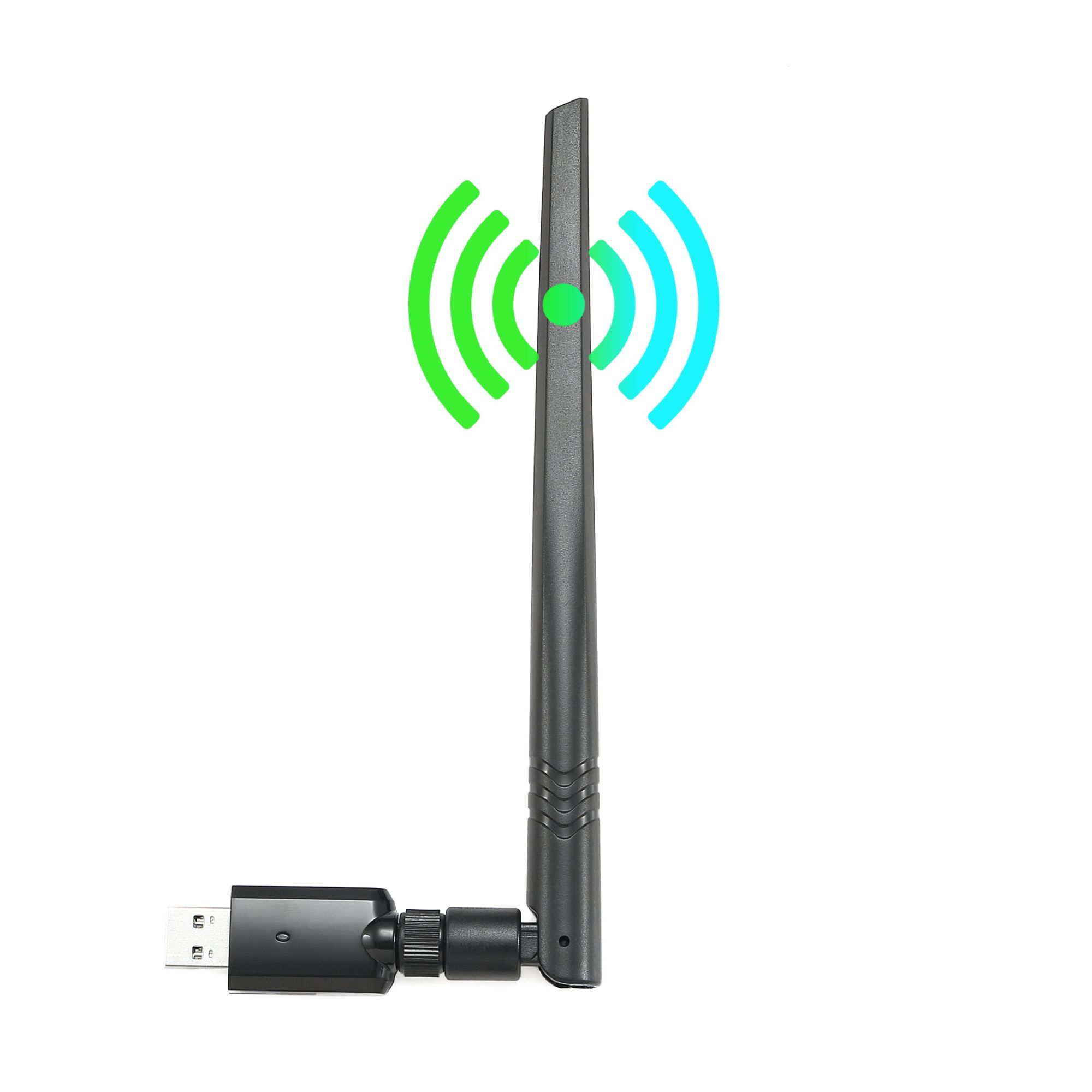 Adaptador Wi-Fi potente WE de 1200 Mbps a 5 GHz, con USB, Dongle Wi-Fi, USB 3.0 - Compatible con Windows 10/8.1/7/XP/Vista, Mac OS X 10.9-10.13 - Negro