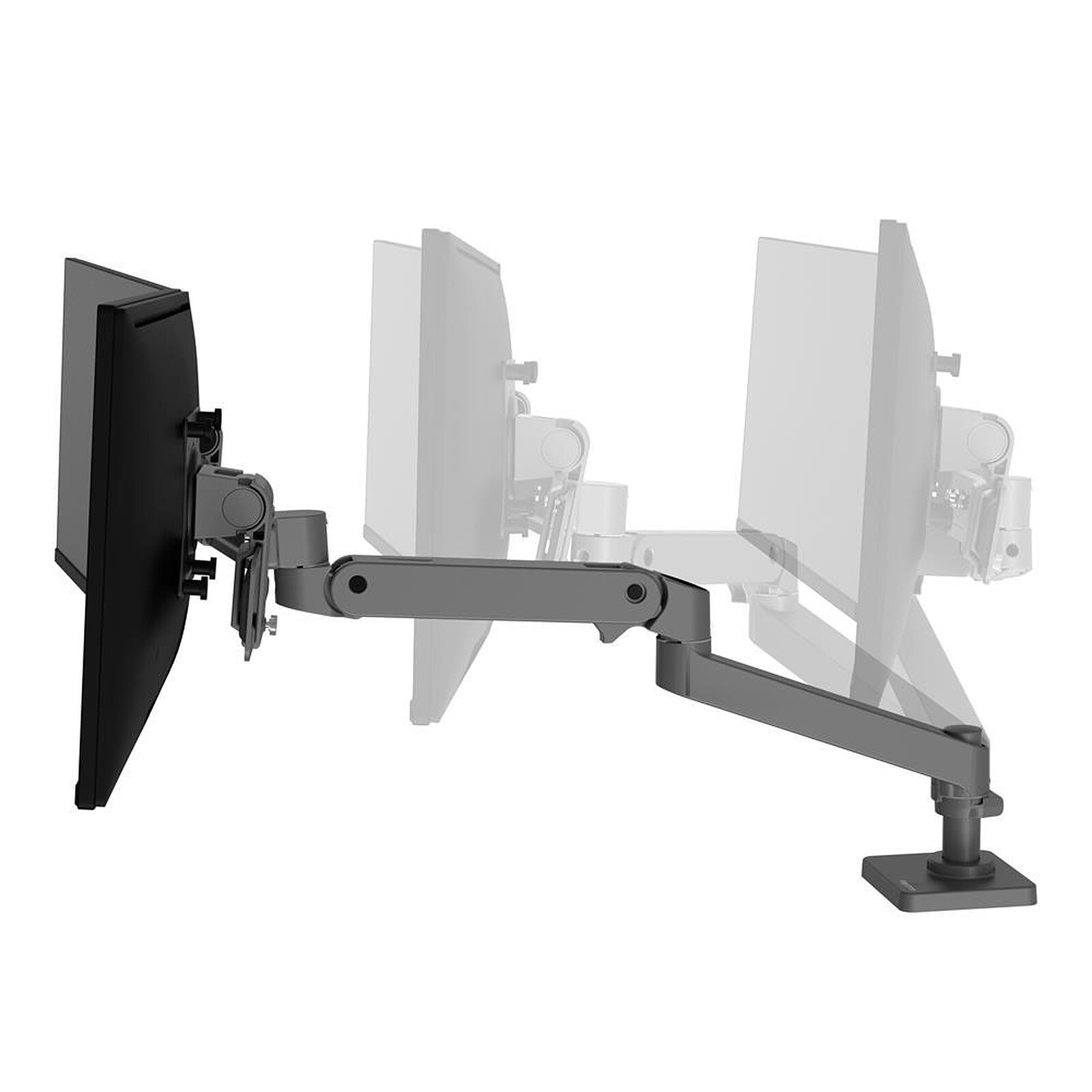 Brazo para dos pantallas Ergotron LX Pro Gris