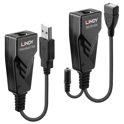 Extensor Lindy USB 2.0 Cat.5