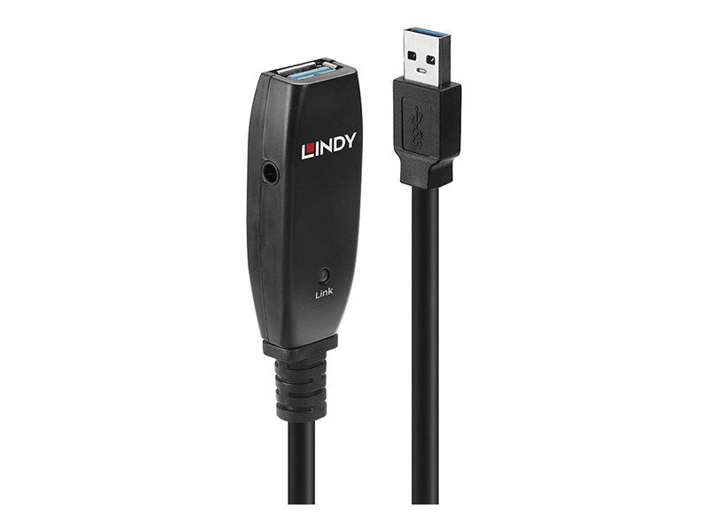 Lindy Active USB 3.1 Gen 1 Cable - 15m, Type A Male to Female