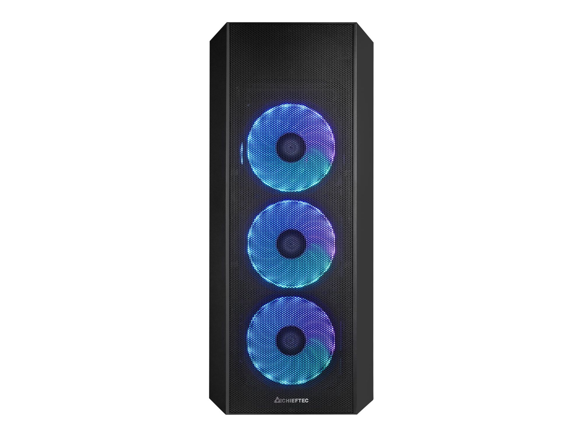 Tour Chieftec SCORPION 4 - Noir - Panneau latéral en verre trempé - USB/Audio