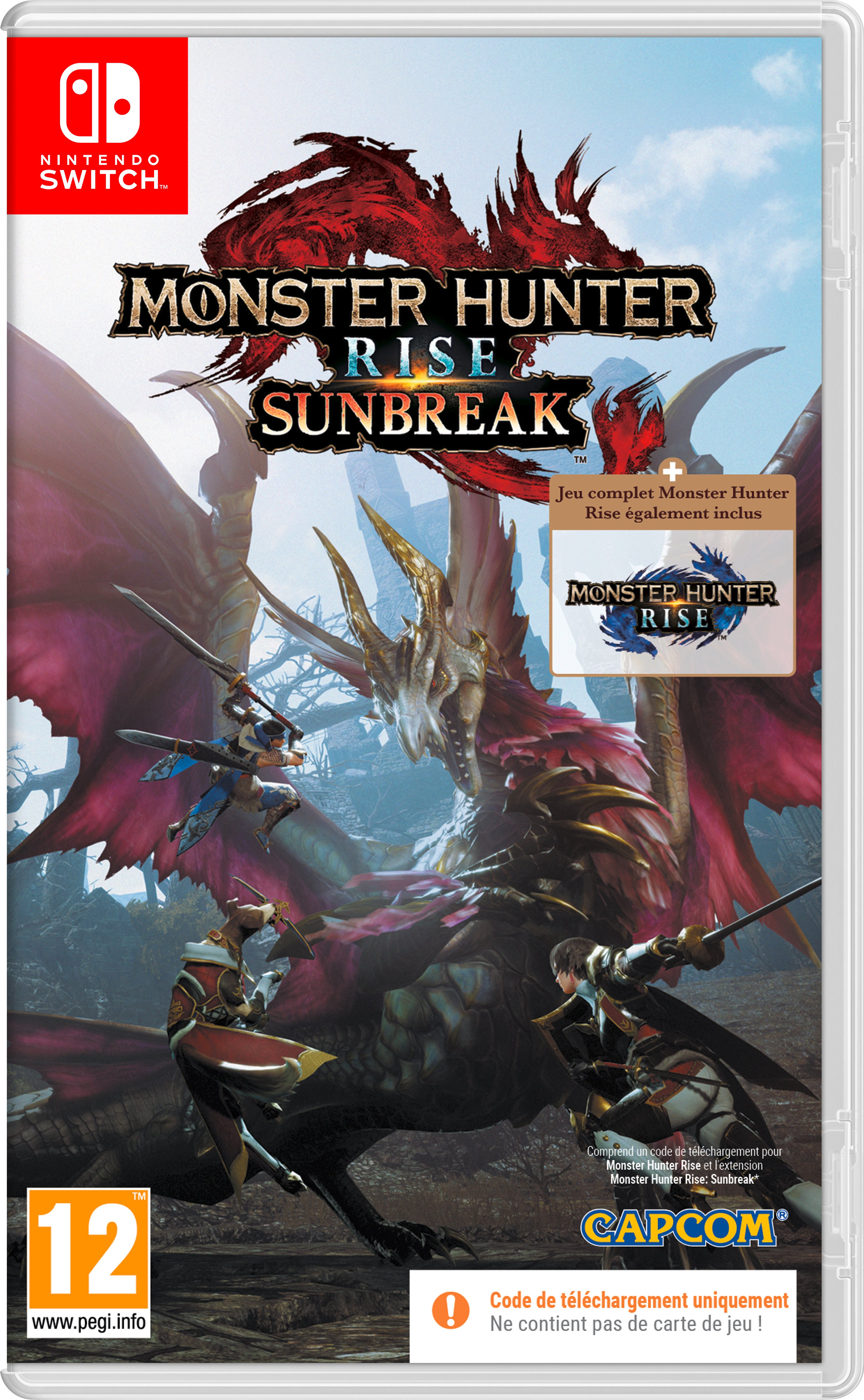 Capcom Monster Hunter Rise: Sunbreak (Caja con código de descarga)