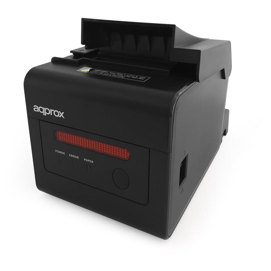 Approx appPOS80WIFI+LAN Thermal Receipt Printer - 8 cm Roll - 203 dpi - Up to 300 mm/sec - USB, RS232, LAN, Wi-Fi(n) - Cutting Tool