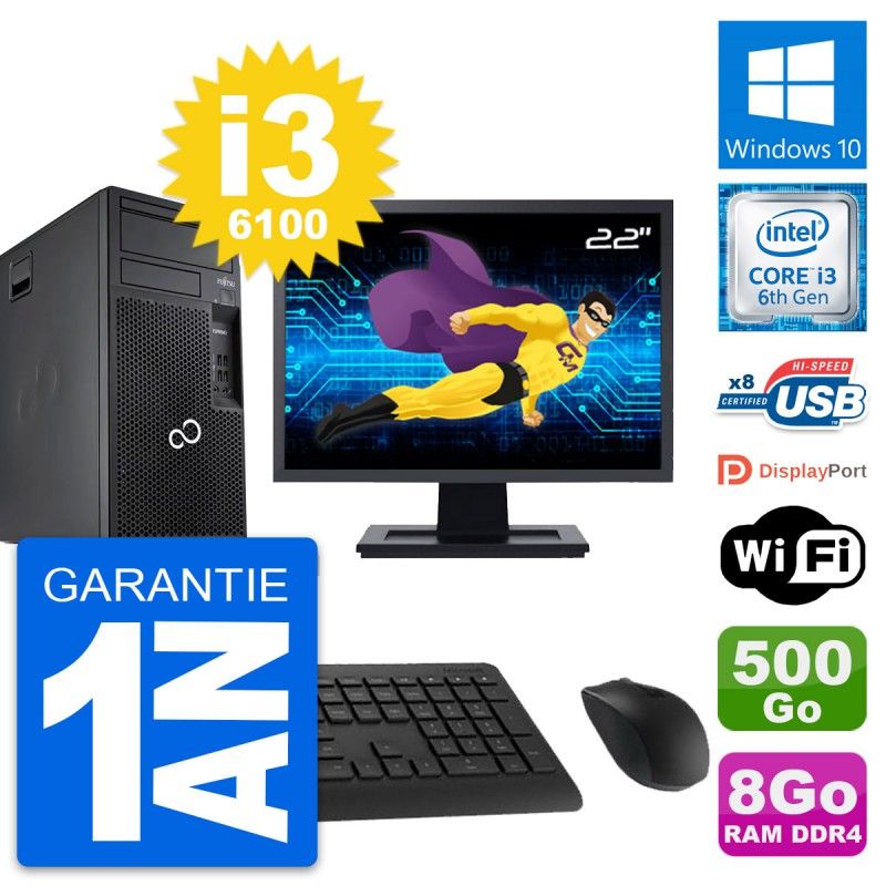Fujitsu P557 22-inch Core i3 Laptop - 8GB RAM, 500GB HDD, Windows 10, WiFi