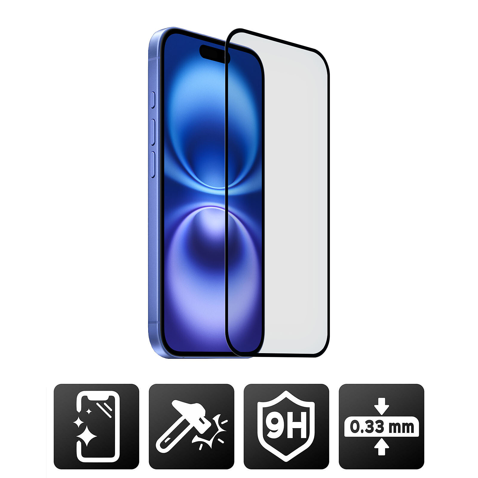Akashi Tempered Glass Film iPhone 16